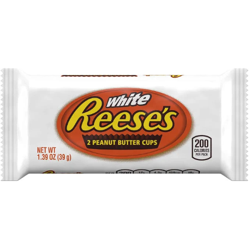 REESES PEANUT BUTTER WHITE 1.39OZ-39G 1X24