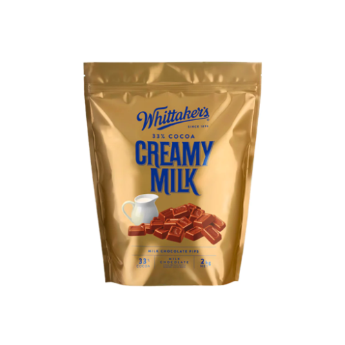 WHITTAKER'S PIPS CREAMY MILK 2KG 1X6 BAGS