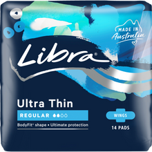 LIBRA ULTRATHIN PADS REGULAR WINGS 1X14PK