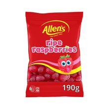 ALLEN'S  RIPE RASPBERRIES PEG BAG 190G 1X12
