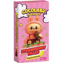 COCOLABU FILLED CHOCOLATE WITH POPPING CANDY STRAWBERRY 100G