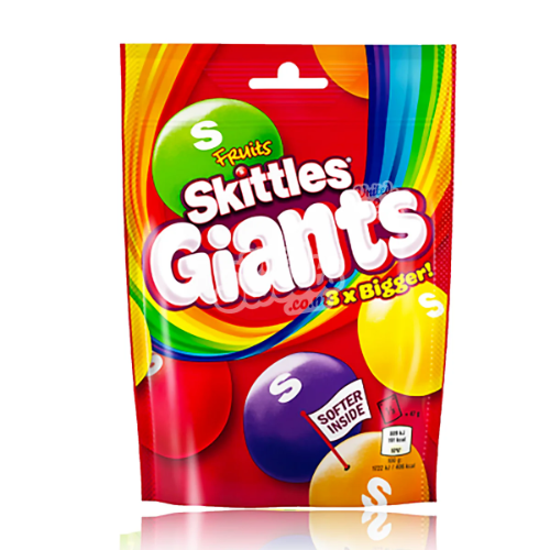 MARS GIANT BAGS SKITTLES FRUITS 132G (Clearance)