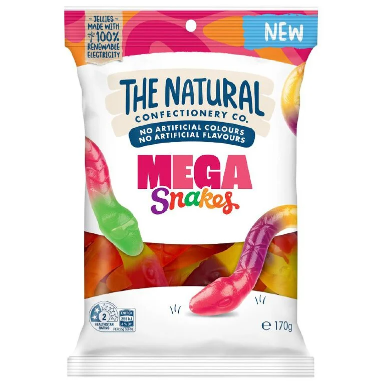 TNCC NATURAL MEGA SNAKES 170G