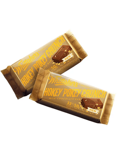 WHITTAKER'S SINGLE SLAB HOKEY POKEY CRUNCH 45G 1X50