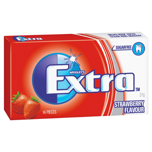 WRIGLEY'S EXTRA STRAWBERRY 27G 1X24