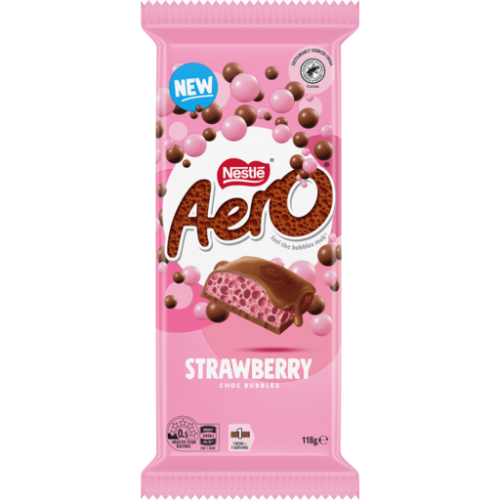 NESTLE BLOCK AERO STRAWBERRY 118G 1X12