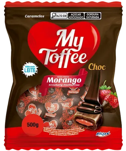 MY TOFFEE LARGE BAG CHOCOLATE WITH STRAWBERRY FILLING 500G