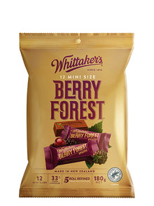 WHITTAKER'S MINI SLAB BERRY FOREST SHAREPACK 180G