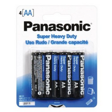 PANASONIC BATTERIES AA 4 PACK 1X12