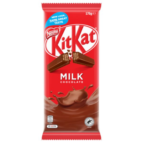 NESTLE BLOCK KITKAT MILK CHOCALATE 160G 1X12