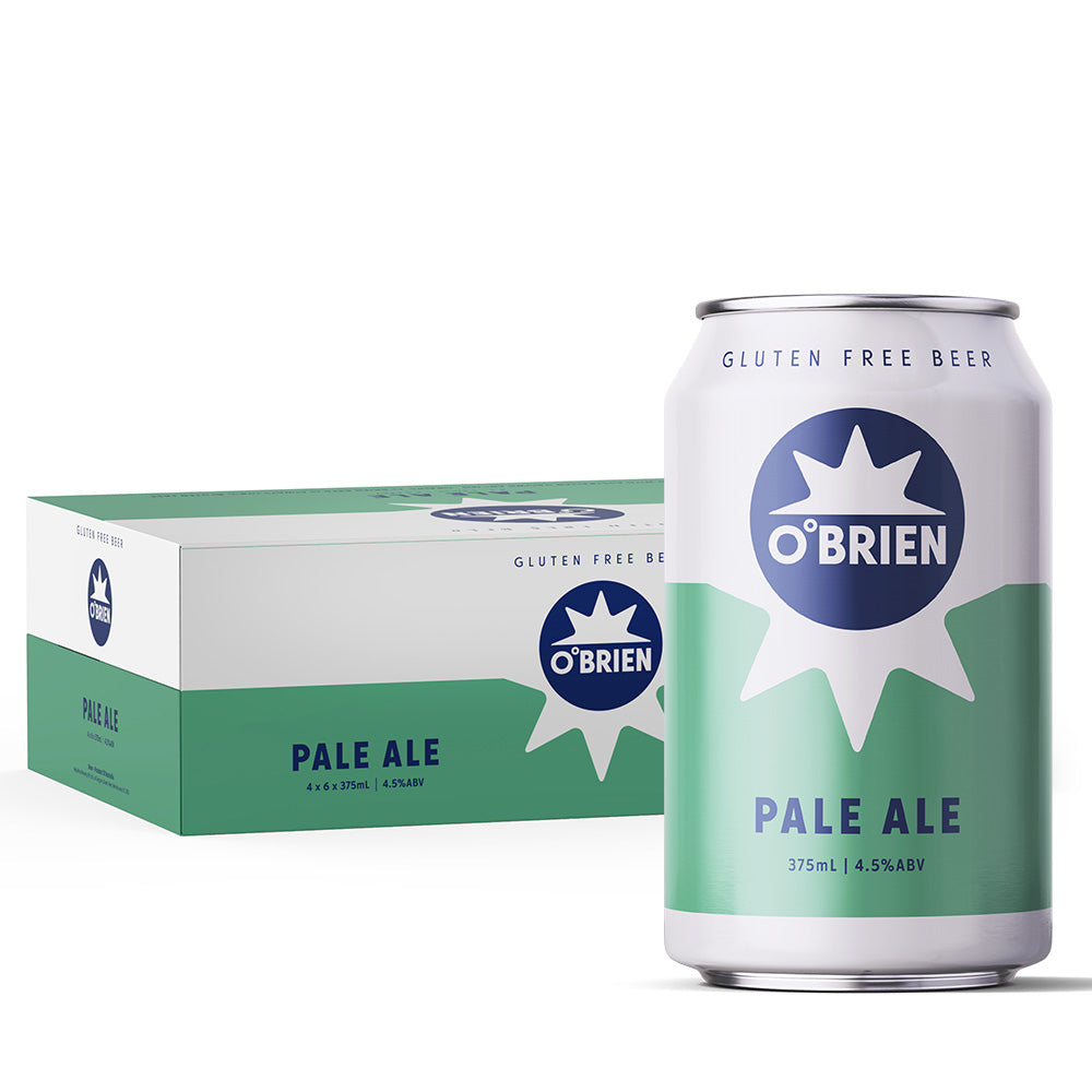 OBRIEN Pale Ale – 24 x 375ml Cans, 4.5% ABV, CTNX24 (Clearance)