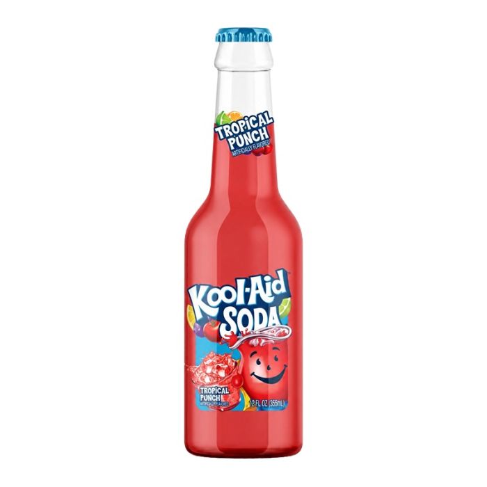 KOOL AID TROPICAL PUNCH SODA 355ML 1X12