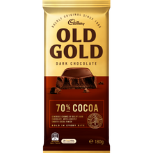 CADBURY BLOCK OLD GOLD 70% COCOA 180G 1X16