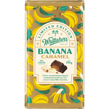 WHITTAKER'S BLOCK BANANA CARAMEL 250G 1X12