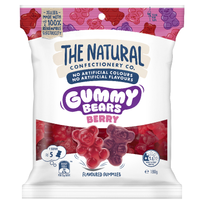 TNCC BERRY GUMMY BEARS 180G (Clearance)