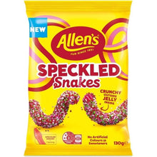 ALLEN'S SPECKLES SNAKES PEG BAG 130G 1X10