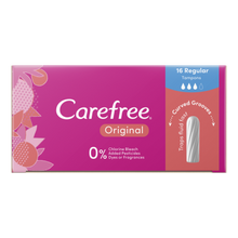 CAREFREE REGULAR TAMPONS ORGANICS REGULAR PK16 1X6