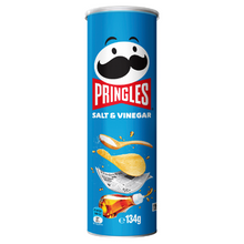 PRINGLES SALT & VINEGAR 134G 1X12