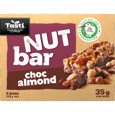 Tasti Nut Bars Choc Almond 35g 1x6