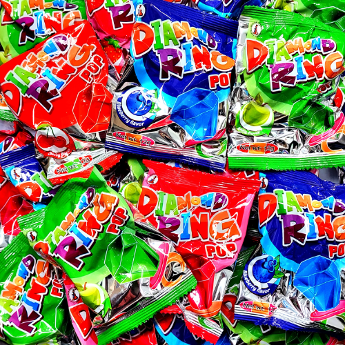 DRAGON NOVELTY DIAMOND RING POPS 12GM 1X48