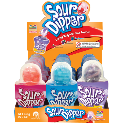 SOUR DIPPER NEW KIDSMANIA 30G 1X12
