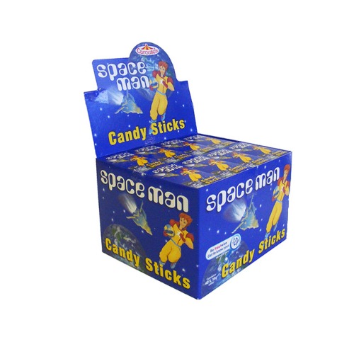 CAROUSEL SPACEMAN CANDY STICKS 1X48PCS