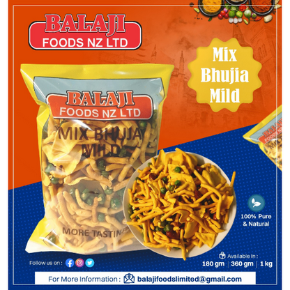 BALAJI MIX BHUJIA MILD 180G