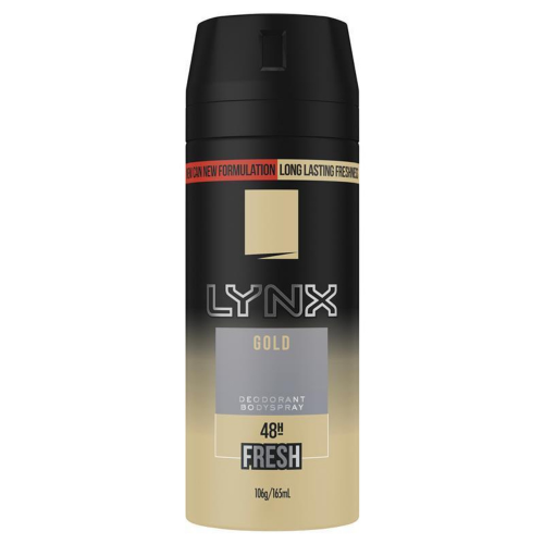 LYNX DEO SPRAY GOLD 165ML