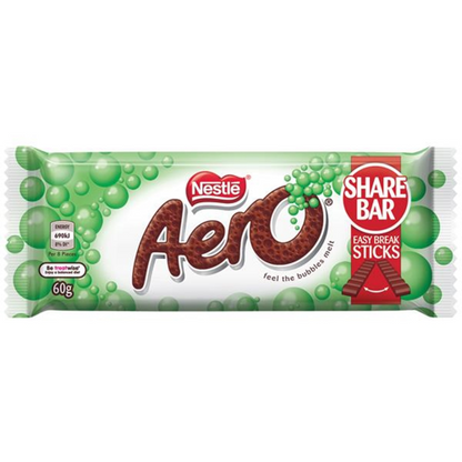 NESTLE SHARE BAR AERO PEPPERMINT 60G 1X24