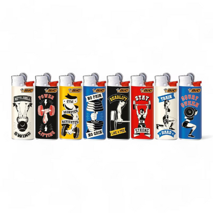 BIC FANCY LIGHTER BODY BUILDING 1X50