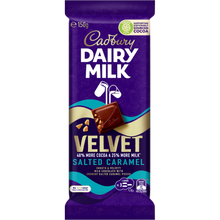 CADBURY BLOCK DAIRY MILK VELVET SALTED CARAMEL 150G 1X19