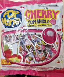 LOLLIPOP POP MANIA CHERRY 9G 1X500G