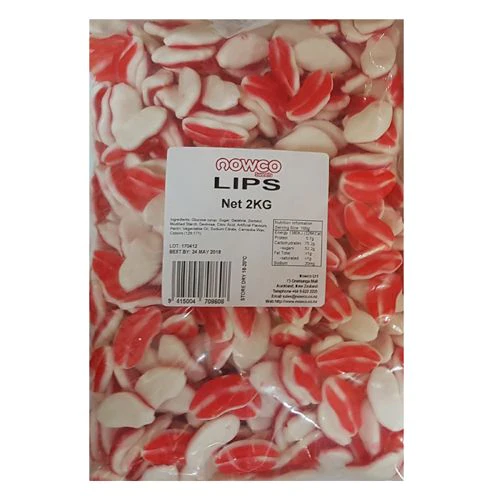 NOWCO - GUMMI LIPS - 2 KG
