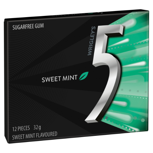 WRIGLEY'S 5 GUM SWEETMINT 32G 1X10