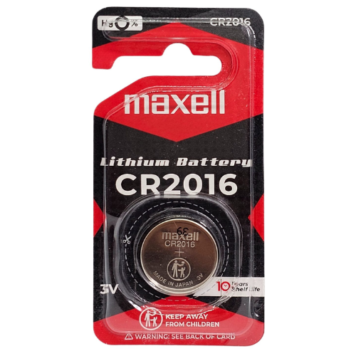 MAXELL LITHIUM BATTERIES CR 2016 1X10