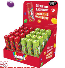 MARS TUBES SKITTLES CDU 1X48