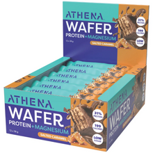 ATHENA WAFER PROTEIN +MAGNESIUM BAR SALTED CARAMEL 38G 1X12