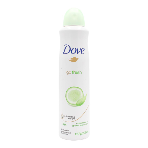 DOVE DEODORANT GO FRESH CUCUMBER & GREEN TEA SCENT 220ML 1X6