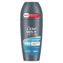 DOVE ROLL ON ANTIPERSPIRANT MEN + CARE 48H PROTECTION CLEAN COMFORT 50ML 1X6