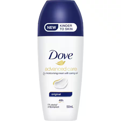 DOVE ROLL ON DEODORANT ADVANCED CARE 48H ORIGINAL 50ML 1X6