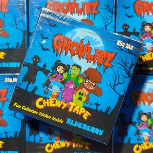 GHOULIEZ CHEWY TAPE BLUEBERRY 85G 1X12
