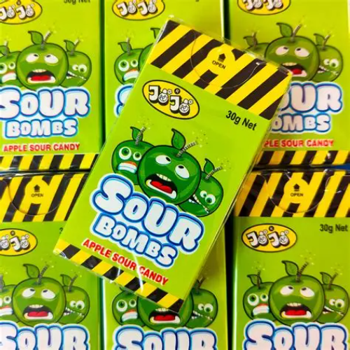 JOJO SOUR BOMBS APPLE 30G 1X12
