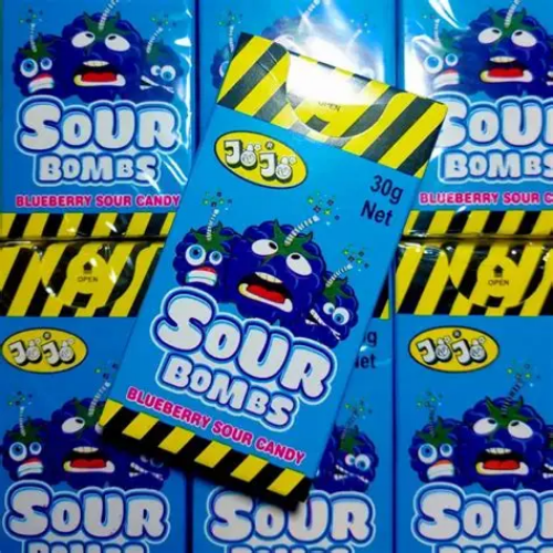 JOJO SOUR BOMBS BLUEBERRY 30G 1X12