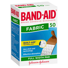 BAND-AID BRAND FABRIC STRIPS 1X50