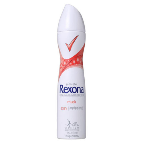 REXONA SPRAY WOMEN MUSK 150G 1X6