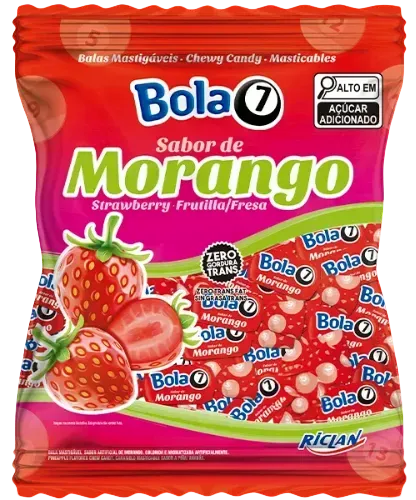 RICLAN CHEWS BOLA STRAWBERRY 500G (Clearance)