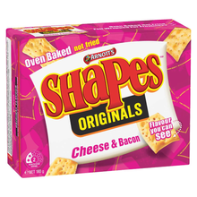 ARNOTT'S SHAPES BOX SHAPES ORIGINAL CHEESE & BACON 180G - 130287