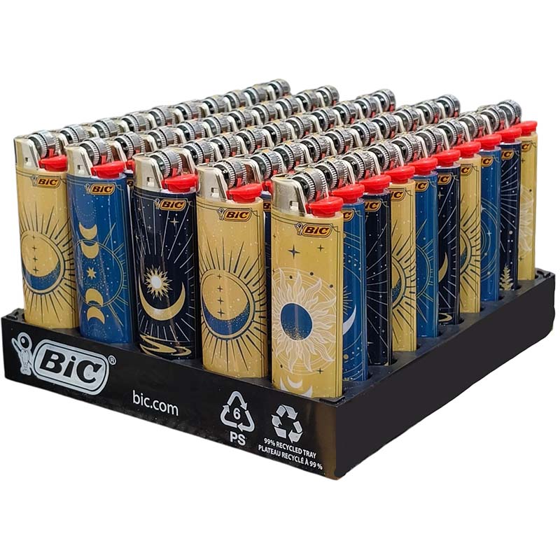 BIC FANCY LIGHTER SUN & MOON 1X50