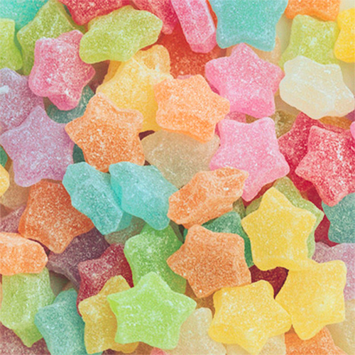 GUMMY STARFISH SUGAR COATED 1KG (Clearance)