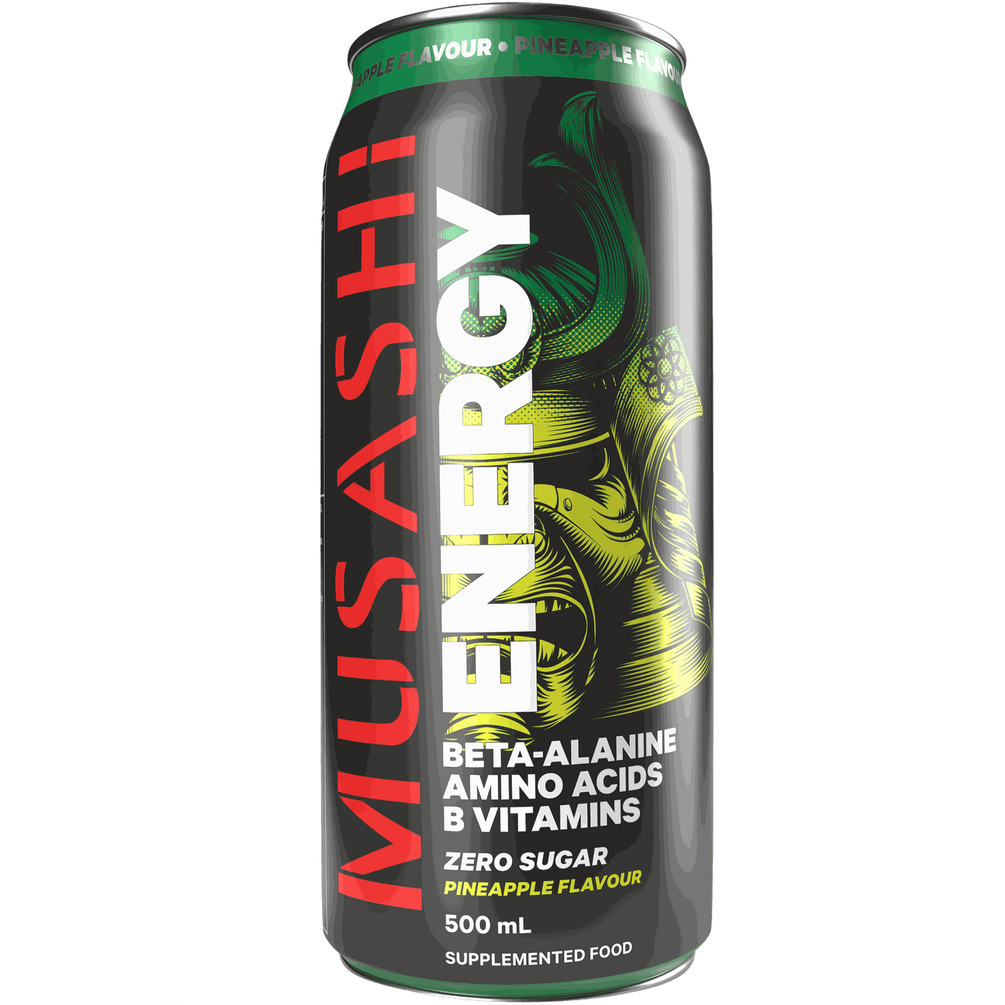MUSASHI ENERGY DRINK PINEAPPLE 500ML CAN 1X12
